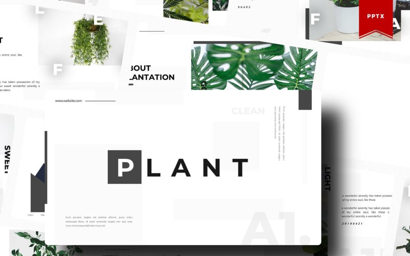 plant powerpoint template original
