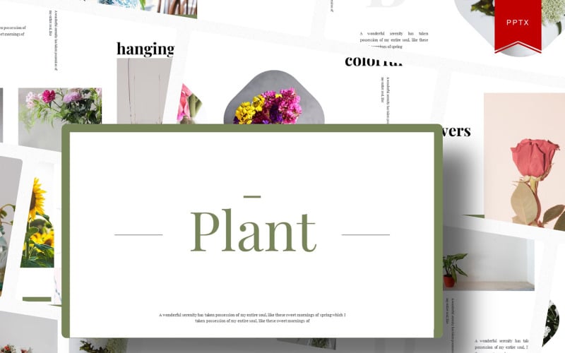 plant powerpoint template original