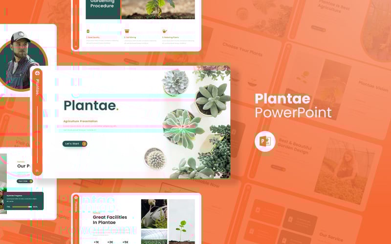 plantae agriculture powerpoint template original