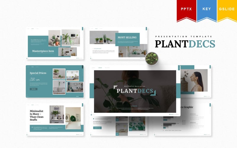 plantdecs keynote google slide powerpoint template original
