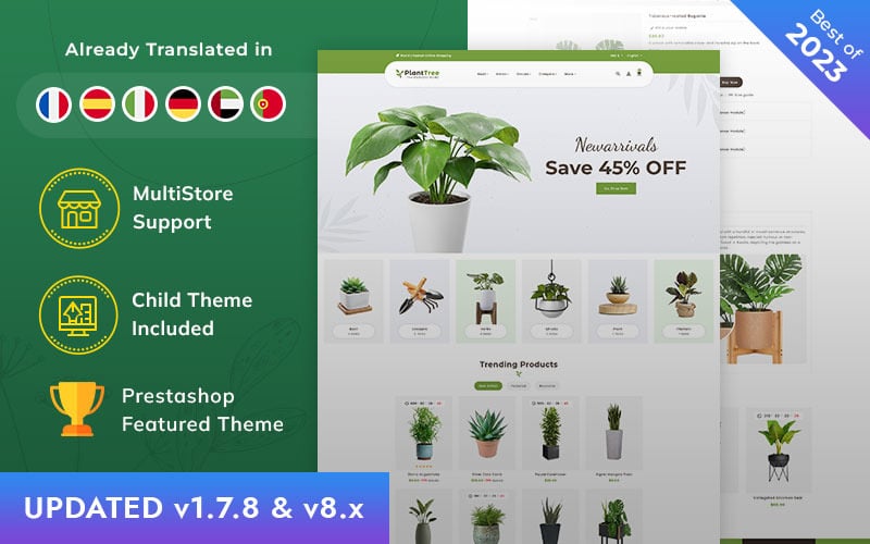 planttree prestashop multipurpose responsive theme original