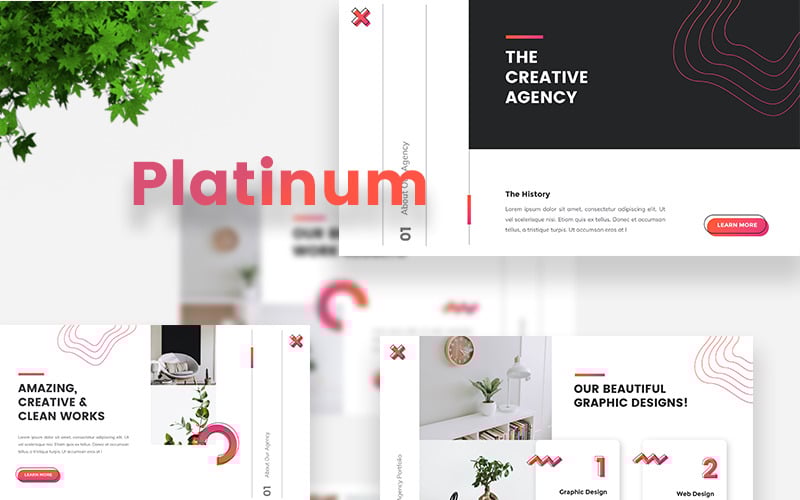 platinum creative powerpoint template original