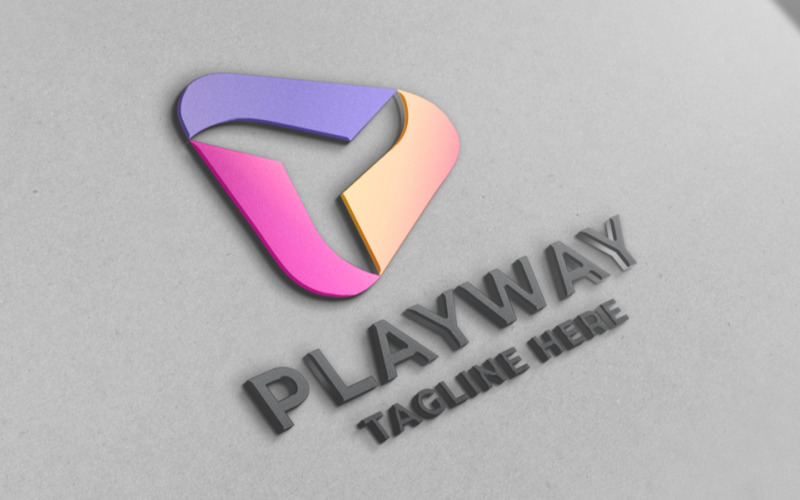 play way pro branding logo original