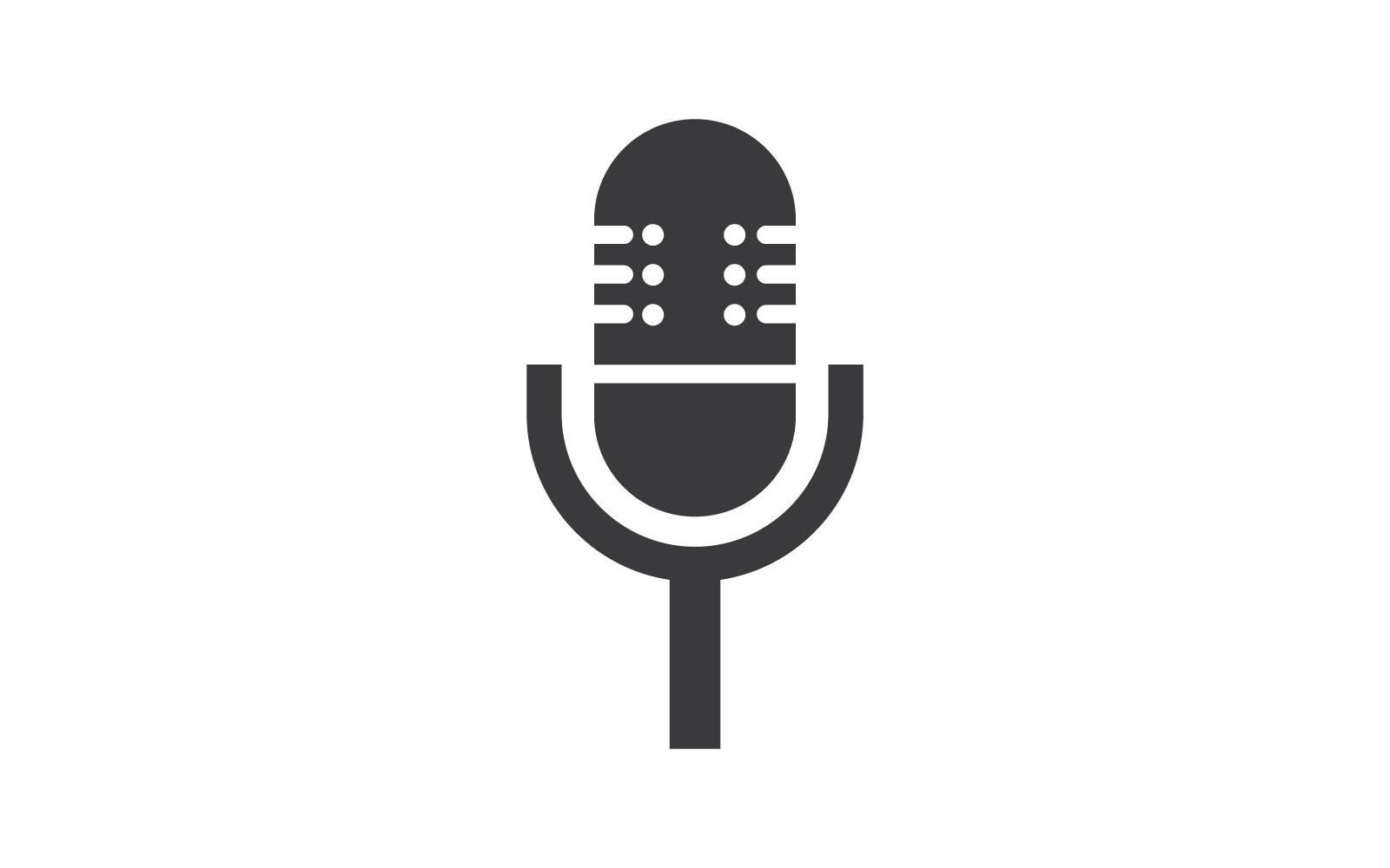 podcast logo illustration vector flat design original