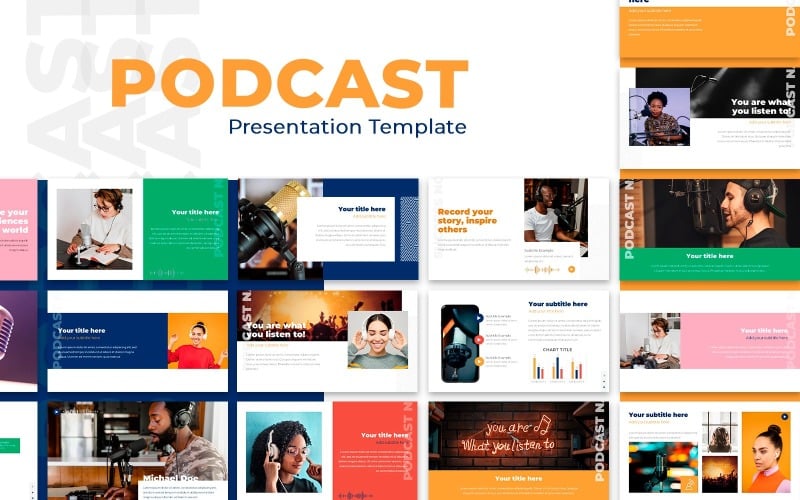 podcast presentation powerpoint template original