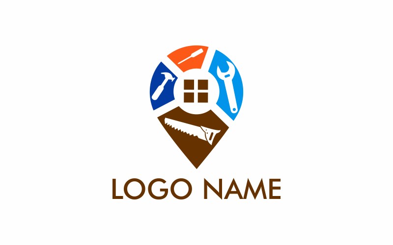 point repair logo template original