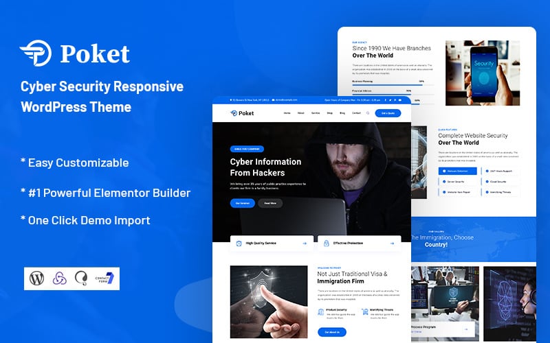 poket cyber security responsive wordpress theme original