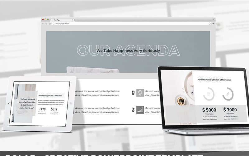 polar creative powerpoint template original