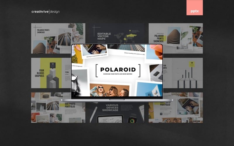 polaroid animated powerpoint template original