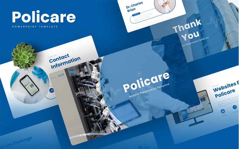 policare medical powerpoint template original