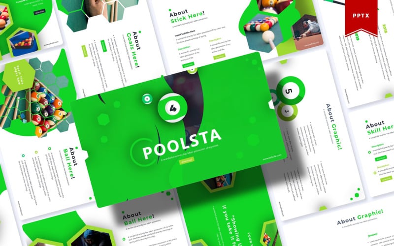 poolsta powerpoint template original