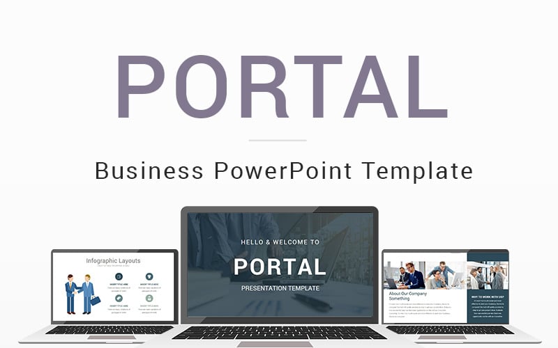 portal business powerpoint template original