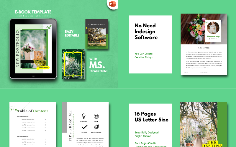 portfolio photography presentation powerpoint template original