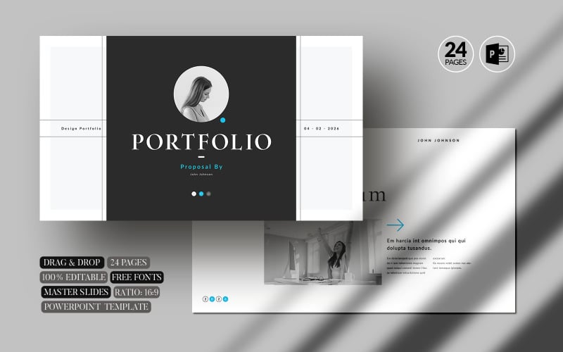 portfolio powerpoint presentation original