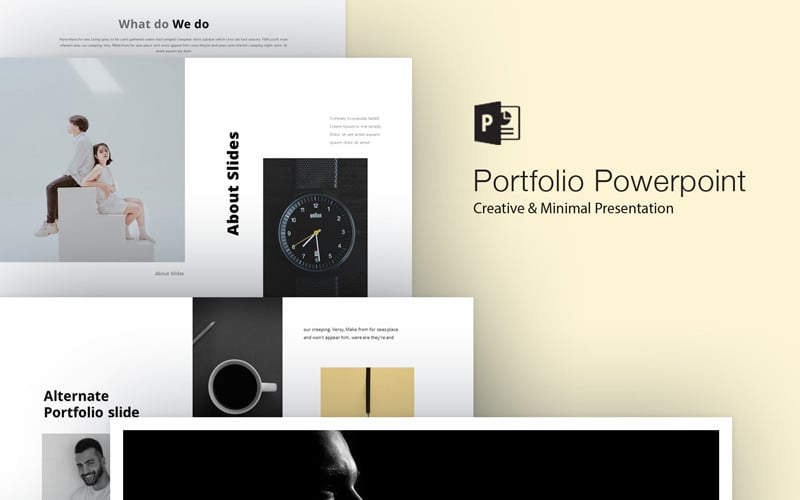 portfolio powerpoint template original