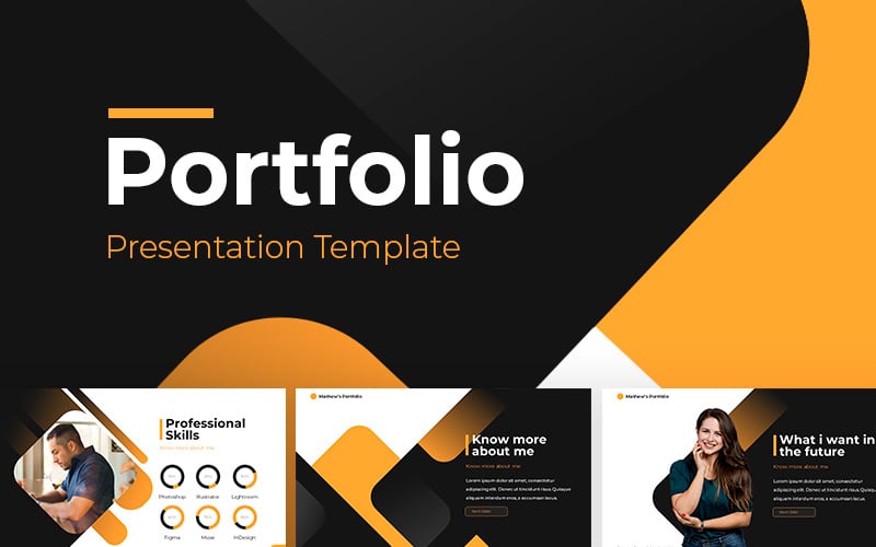 portfolio powerpoint template original