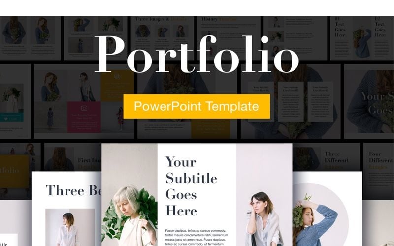 portfolio powerpoint template original
