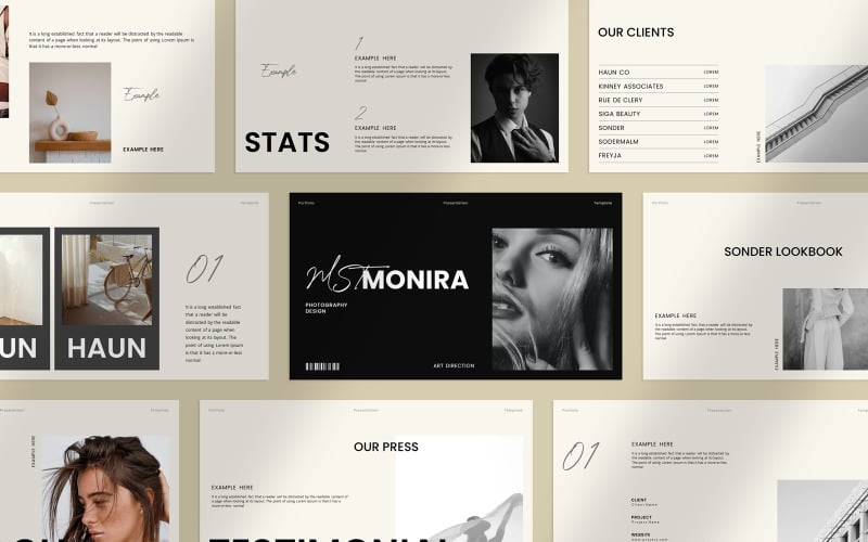 portfolio presentation layout original