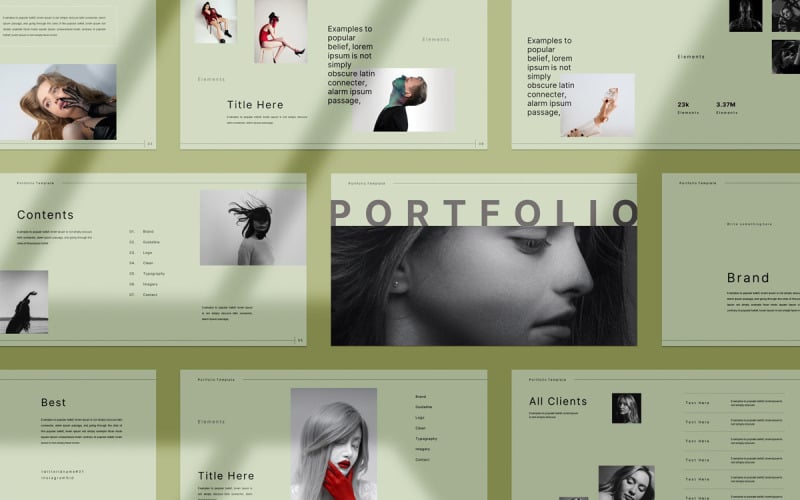 portfolio presentation template original