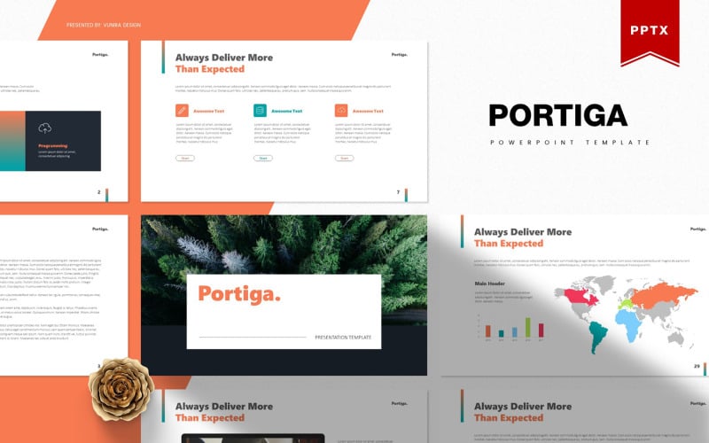 portiga powerpoint template original