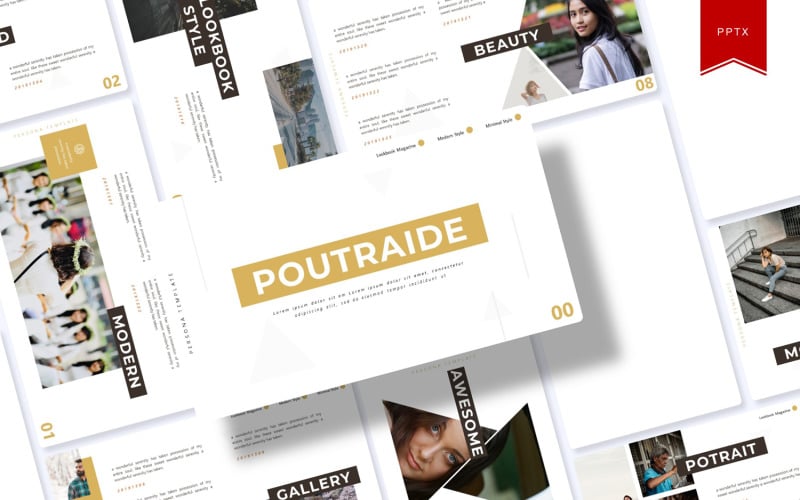 poutraide powerpoint template original