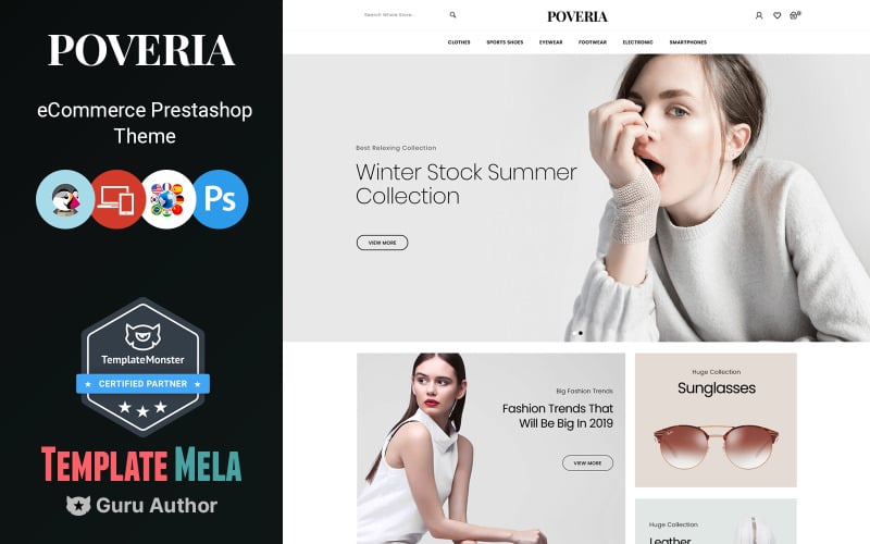poveria fashion and accessories stores multipurpose prestashop theme original
