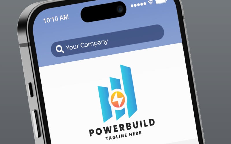 power build pro logo template original