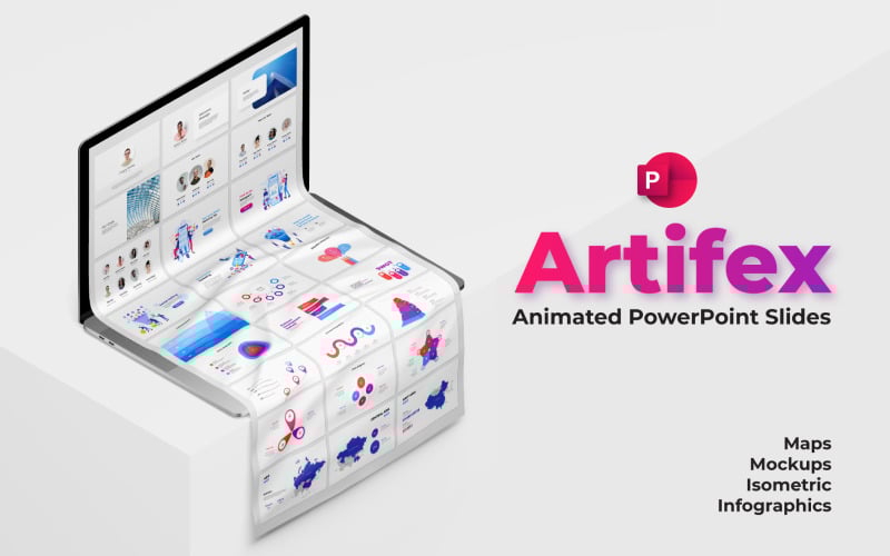 powerpoint animated infographic template original