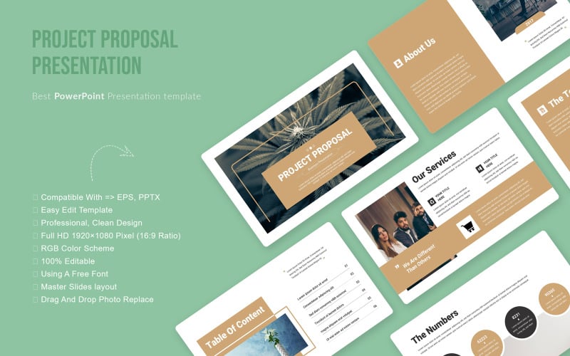 powerpoint project proposal presentation design original