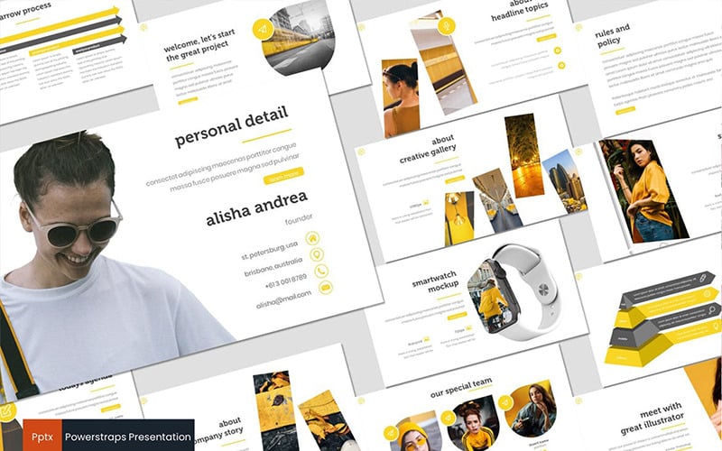 powerstraps powerpoint template original