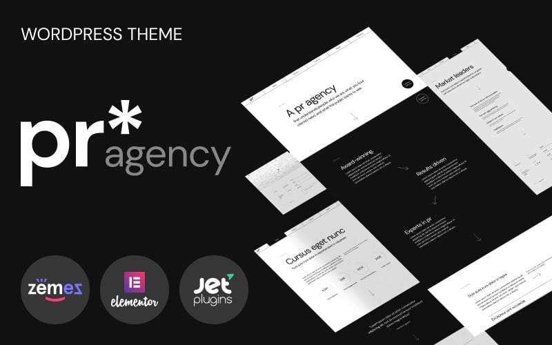 pr agency pr agency elementor based wordpress theme original