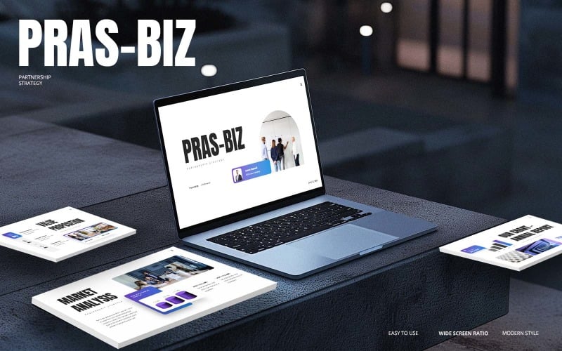 pras biz partnership strategy powerpoint original
