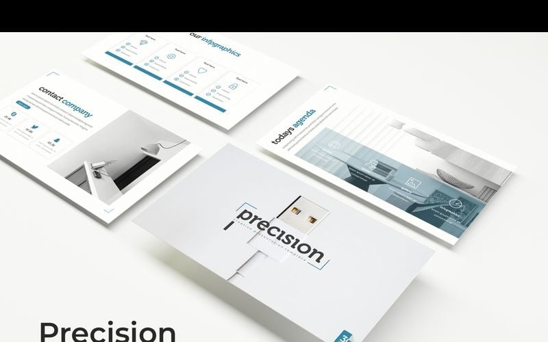 precision powerpoint template original