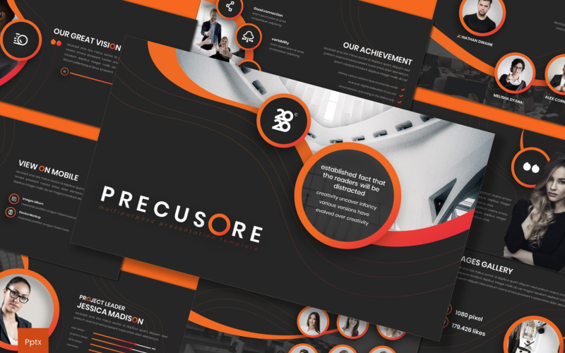 precusore powerpoint template original