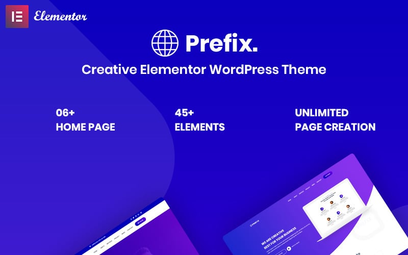 prefix creative responsive wordpress theme original