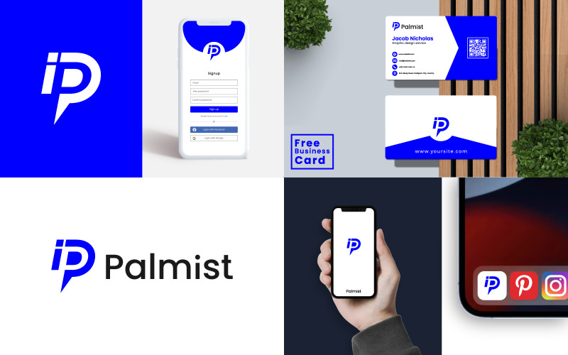 premium business logo design and business card design v original