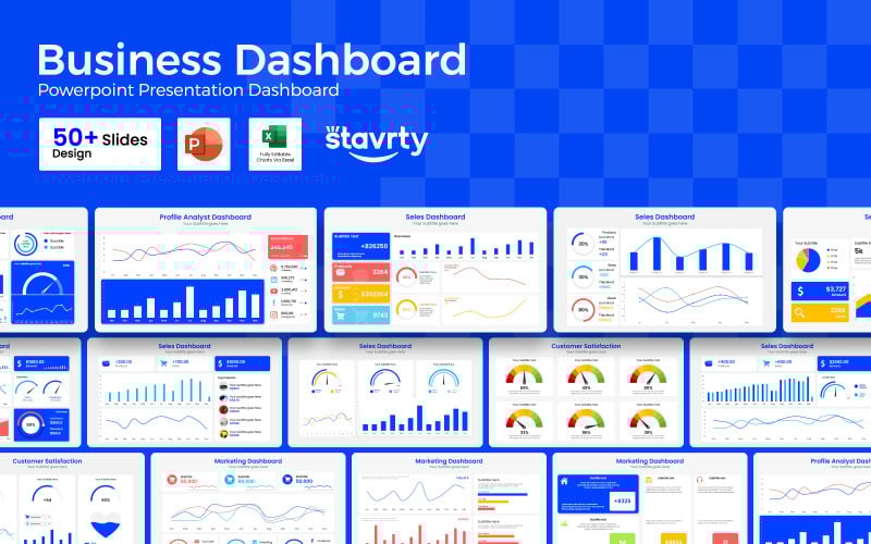premium business powerpoint dashboard bundles powerpoint templates original