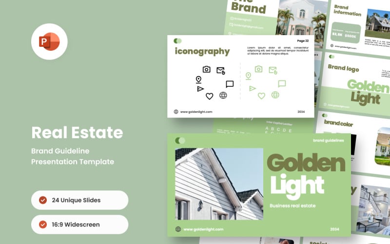 premium real estate branding presentation powerpoint original