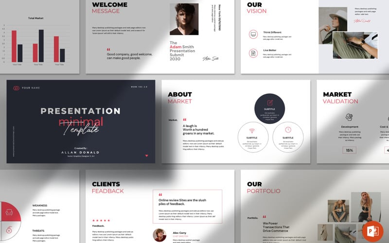 presentation minimal template original