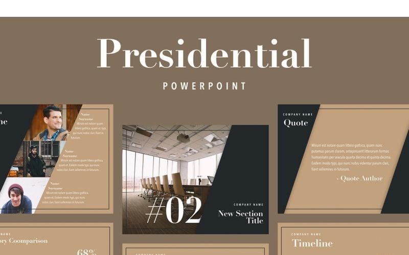 presidential powerpoint template original