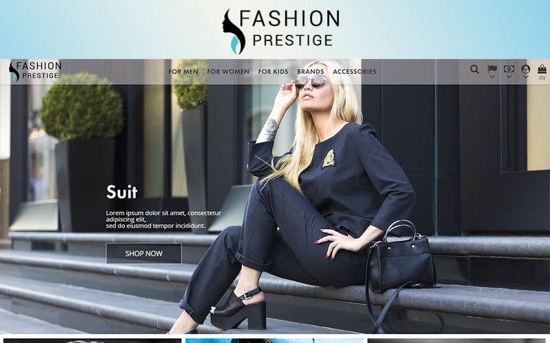 prestige fashion prestashop theme original