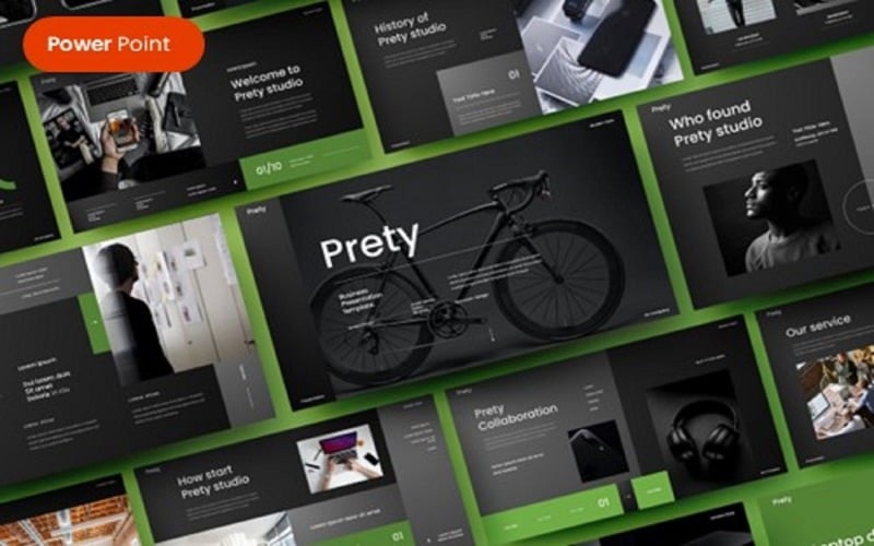 prety business powerpoint template original