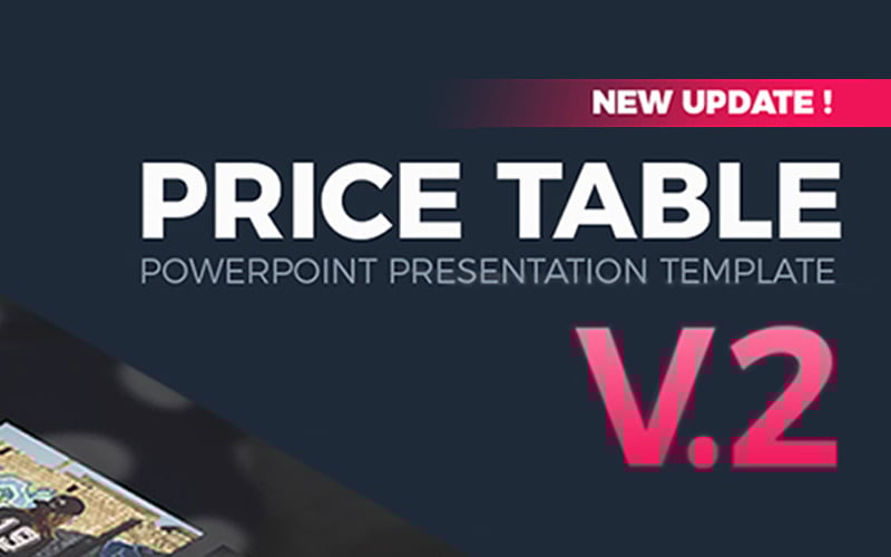 price table v powerpoint template original
