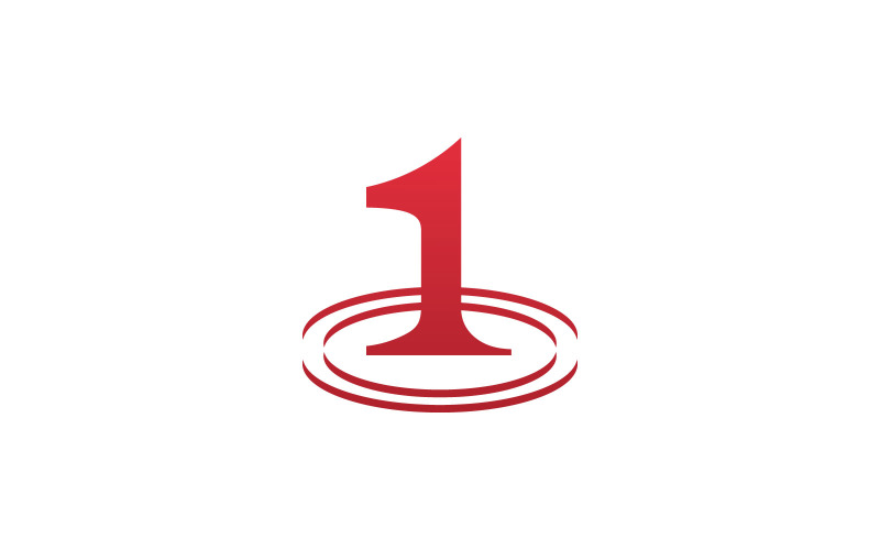 prime number one logo template original