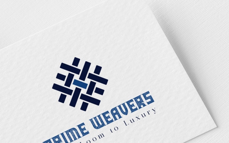 prime weavers company logo template original