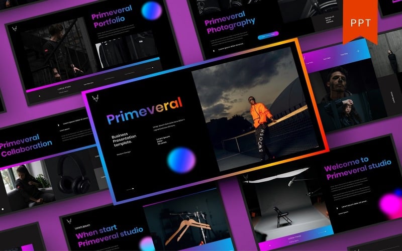 primeveral powerpoint template original