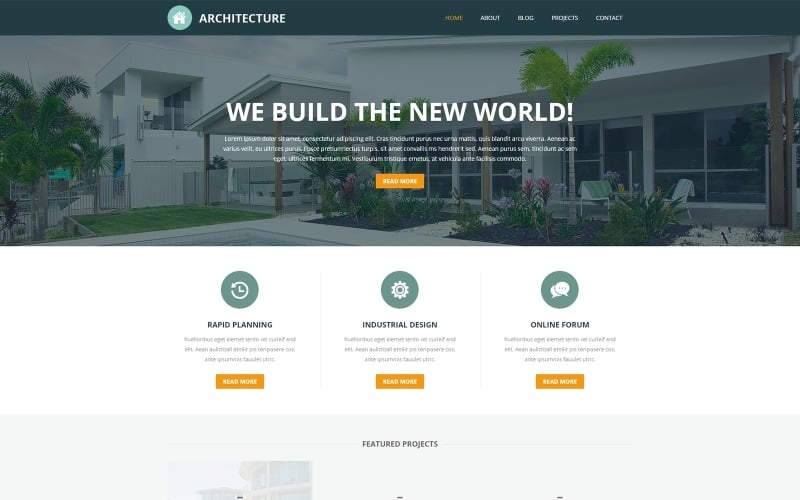 pro architectural designs joomla template original
