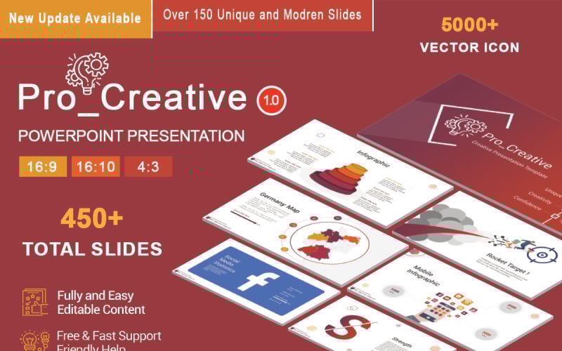 pro creative powerpoint template original