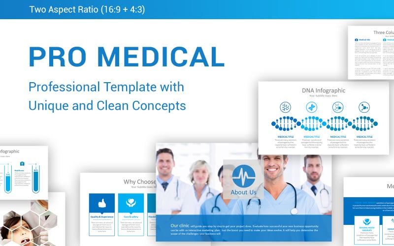 pro medical presentation powerpoint template original