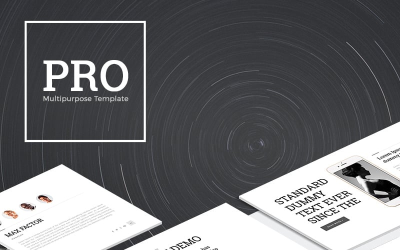 pro multipurpose powerpoint template original